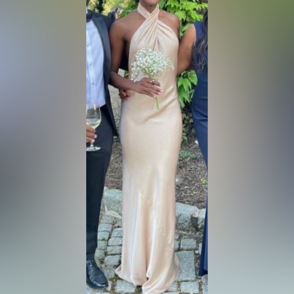 Show me your mumu Champagne Bridesmaid dress
